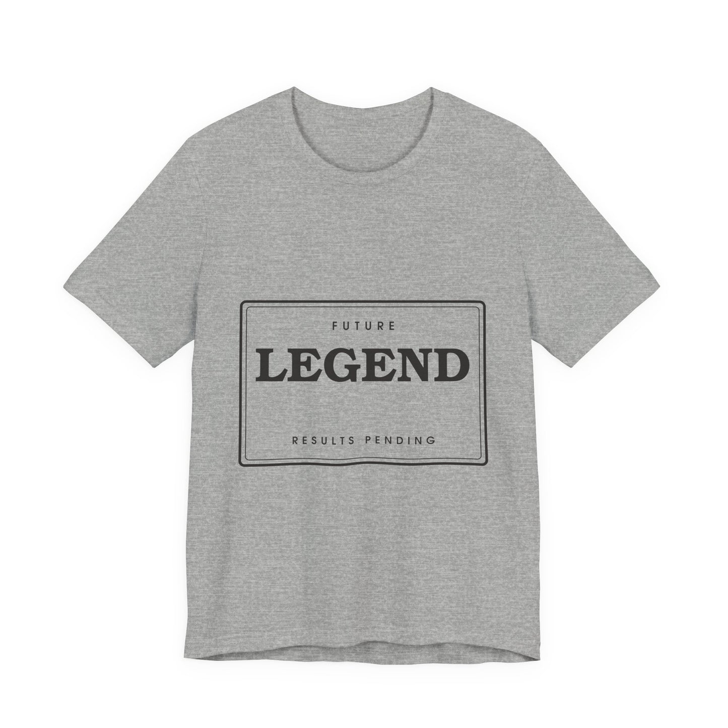 Future Legend (Results Pending) — Badge Tee